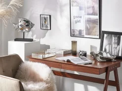 Estatueta Decorativa Prateada Tortoise