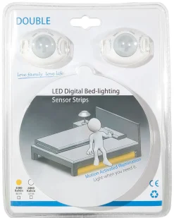 Fita De Iluminação Led Com Sensor De Movimento Branca 2 X 120 Cm