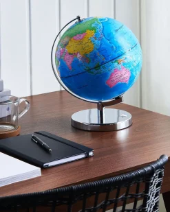 Globo Decorativo Com Led Azul 30 Cm Stanley