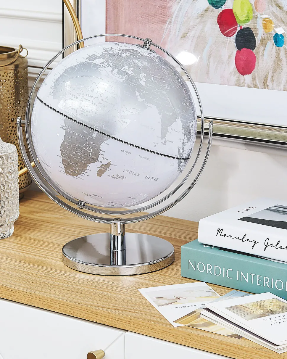 Globo Decorativo Prateado 33 Cm Drake