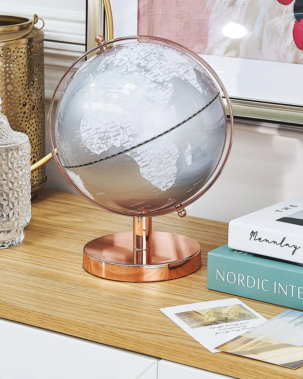 Globo Decorativo Prateado 28 Cm Cabot