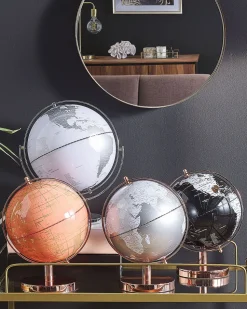 Globo Decorativo Prateado 28 Cm Cabot