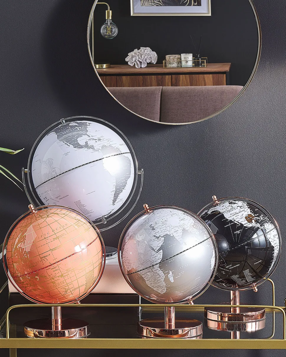 Globo Decorativo Prateado 28 Cm Cabot