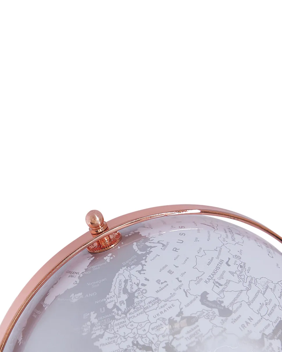 Globo Decorativo Prateado 28 Cm Cabot