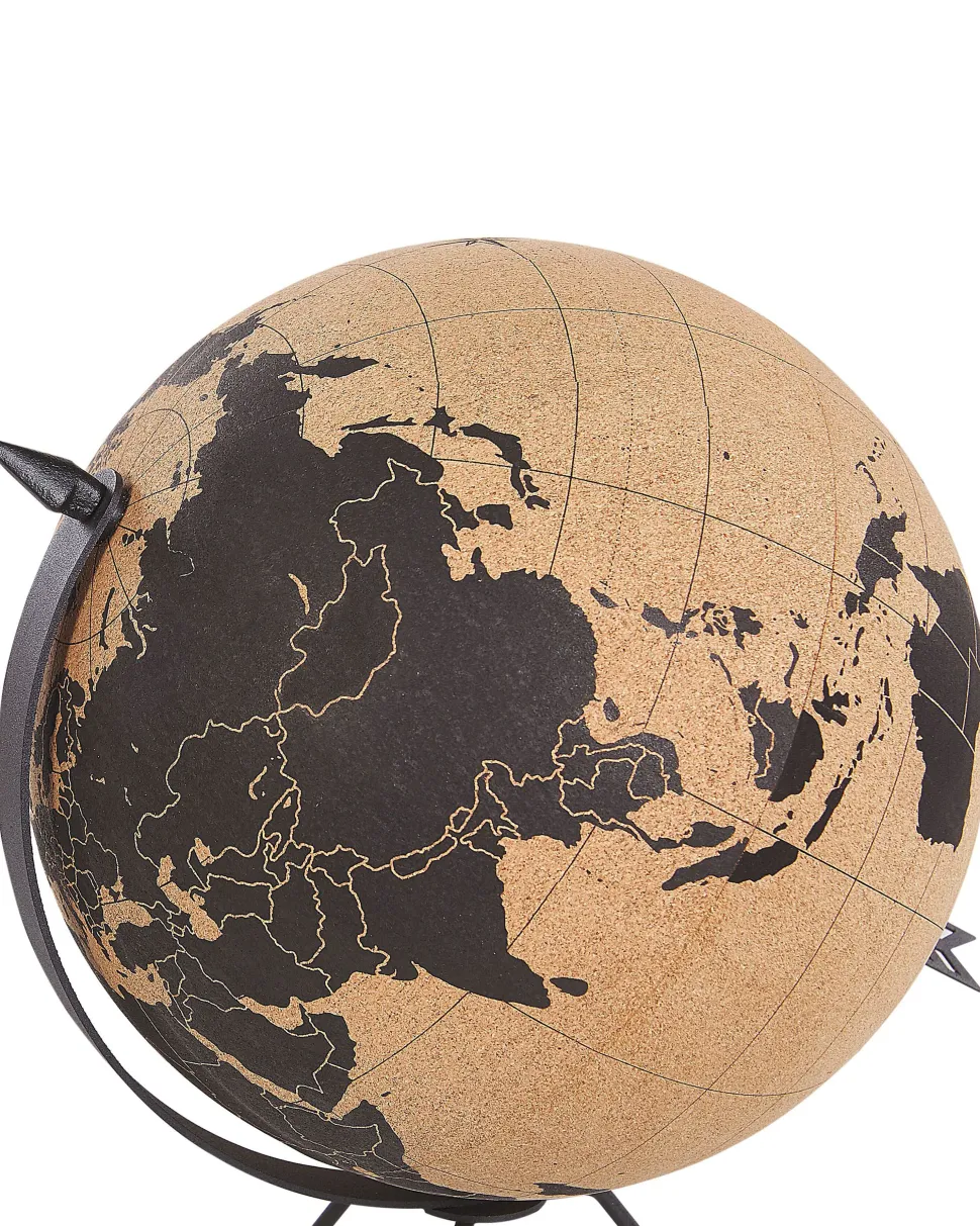 Globo Decorativo Preto E Castanho 35 Cm Battuta