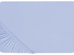 Lencol-Capa Em Algodao Azul 200 X 200 Cm Janbu