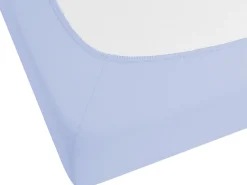 Lencol-Capa Em Algodao Azul 200 X 200 Cm Janbu