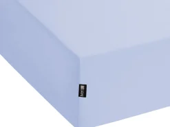 Lencol-Capa Em Algodao Azul 90 X 200 Cm Janbu