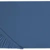 Lencol-Capa Em Algodao Azul Marinho 200 X 200 Cm Janbu