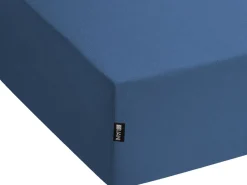 Lencol-Capa Em Algodao Azul Marinho 200 X 200 Cm Janbu