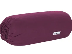 Lencol-Capa Em Algodao Borgonha 90 X 200 Cm Janbu