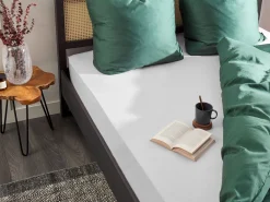 Lencol-Capa Em Algodao Branco 200 X 200 Cm Janbu