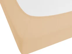 Lencol-Capa Em Algodao Cor De Areia 200 X 200 Cm Janbu