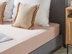 Lencol-Capa Em Algodao Creme 90 X 200 Cm Hofuf