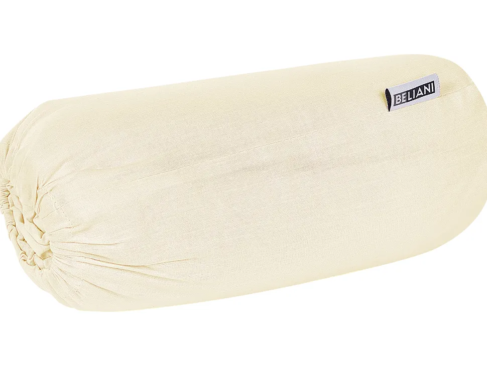 Lencol-Capa Em Algodao Creme 90 X 200 Cm Janbu