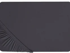 Lencol-Capa Em Algodao Preto 90 X 200 Cm Hofuf