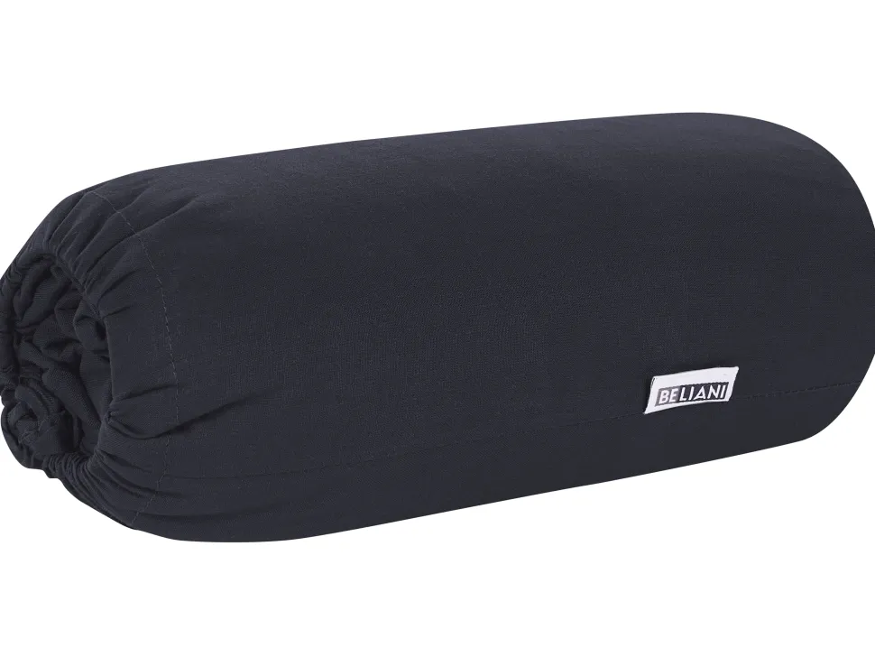 Lencol-Capa Em Algodao Preto 90 X 200 Cm Janbu