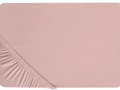Lencol-Capa Em Algodao Rosa Claro 90 X 200 Cm Hofuf