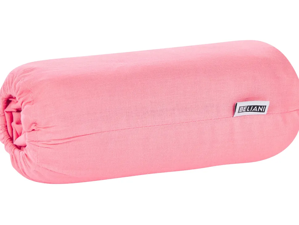 Lencol-Capa Em Algodao Rosa Coral 200 X 200 Cm Janbu