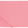 Lencol-Capa Em Algodao Rosa Coral 90 X 200 Cm Janbu
