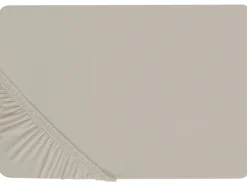 Lencol-Capa Em Algodao Taupe 200 X 200 Cm Janbu