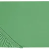 Lencol-Capa Em Algodao Verde 200 X 200 Cm Janbu
