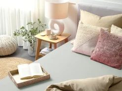 Lencol-Capa Em Algodao Verde Claro 200 X 200 Cm Janbu