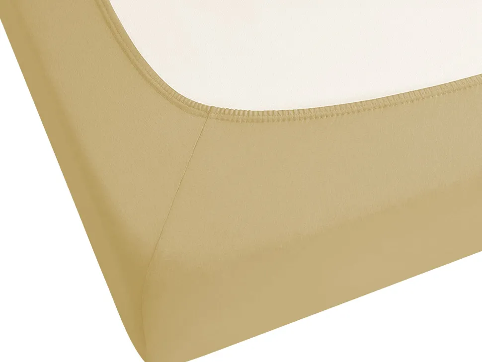 Lencol-Capa Em Algodao Verde Azeitona 200 X 200 Cm Janbu