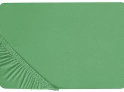 Lencol-Capa Em Algodao Verde 90 X 200 Cm Janbu