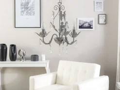 Lustre Cinzento Para 3 Lampadas Isen