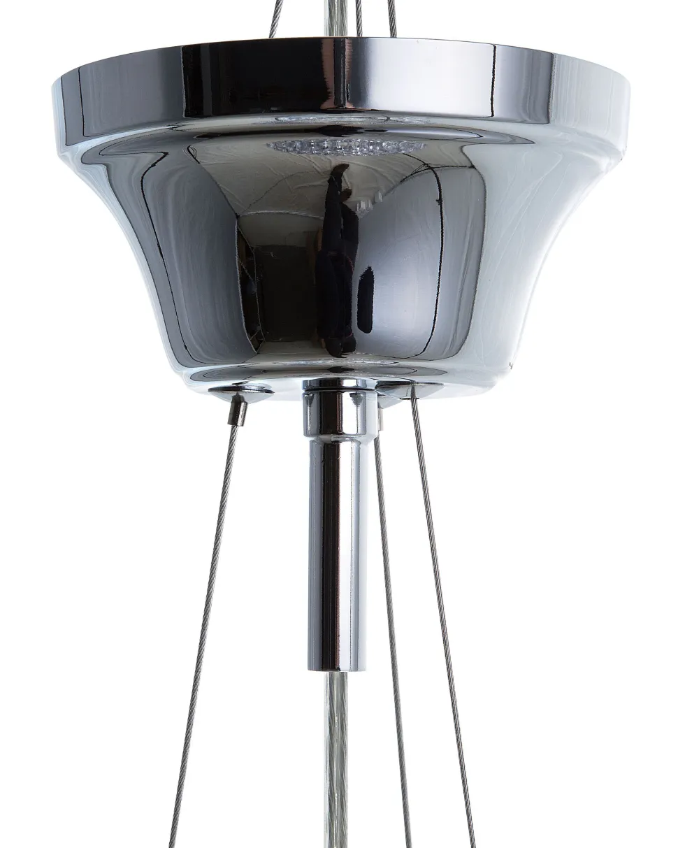 Lustre Cromado Com Cristais Sauer