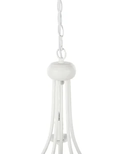 Lustre Em Metal Branco Dabus