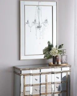 Lustre Em Vidro Trasparente E Metal Cromado Locone