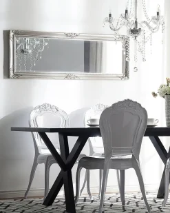 Lustre Em Vidro Trasparente E Metal Cromado Locone