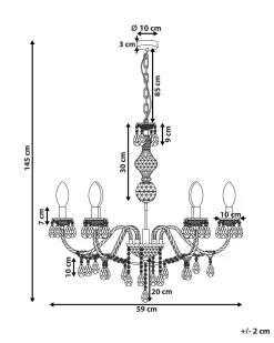 Lustre Preto Kalang L