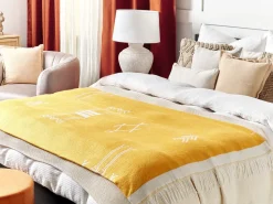 Manta Amarela 130 X 170 Cm Jalkini