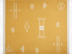 Manta Amarela 130 X 170 Cm Jalkini