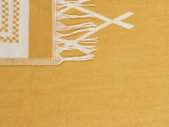 Manta Amarela 130 X 170 Cm Jalkini