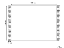 Manta Azul 130 X 170 Cm Kihun