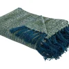 Manta Azul E Verde 130 X 170 Cm Paire