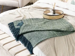 Manta Azul E Verde 130 X 170 Cm Paire