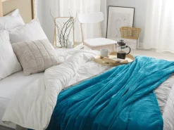 Manta Azul Turquesa 200 X 220 Cm Saitler