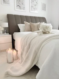 Manta Branca 200 X 220 Cm Chaab