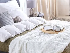 Manta Branca 180 X 220 Cm Tourza