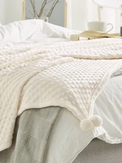 Manta Branca Nata 200 X 220 Cm Samur