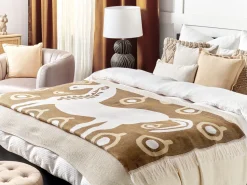 Manta Castanha 130 X 170 Cm Siddha