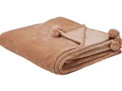 Manta Castanha Clara 200 X 220 Cm Terke