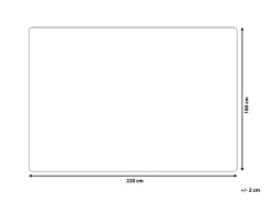 Manta Castanha E Branca 180 X 220 Cm Asdad