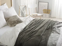 Manta Cinzenta Escura 200 X 220 Cm Terke