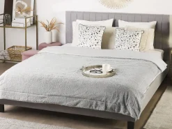 Manta Cinzento Claro 180 X 200 Cm Gelik